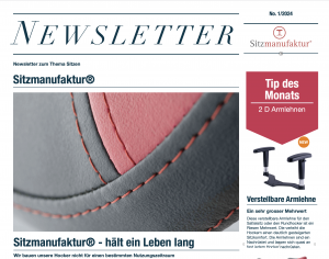 Newsletter Sitzmanufaktur sitzmanufaktur